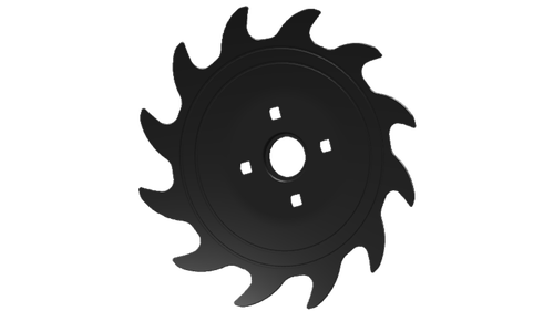 FurrowForce Curved Notched Wheel