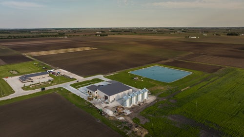 PTI Farm / Reservoir Aerial View