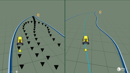 Screenshot of a drainage survey being completed in Precision-IQ.