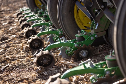 Manual FurrowForce from Precision Planting is a two-stage closing system.