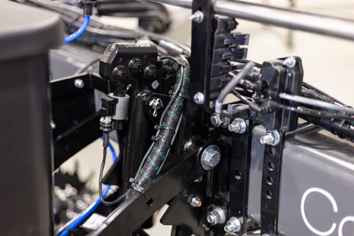 CornerStone from Precision Planting is built with integrated electronics and a load cell. 