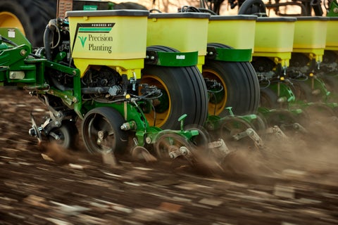 vSet meters from Precision Planting are compatible with electric drive and high-speed solutions. 