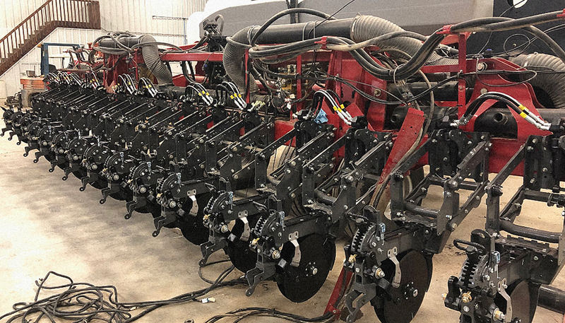 A row of Ready Row Units prepped for maintenance.