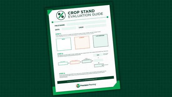 Crop stand evauation guide preview by Precision Planting