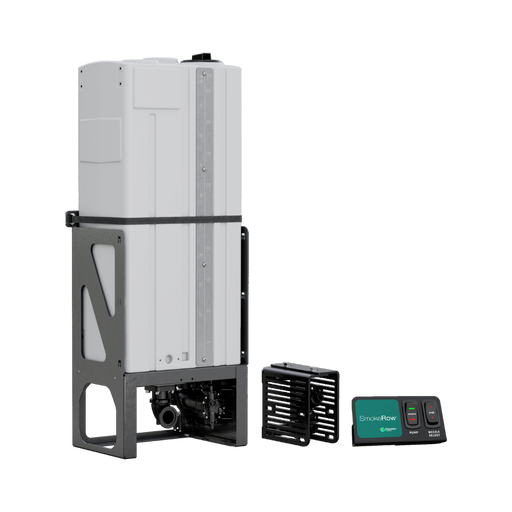 SmokeRow includes a secondary tank, end-of-boom nozzles and control switches.