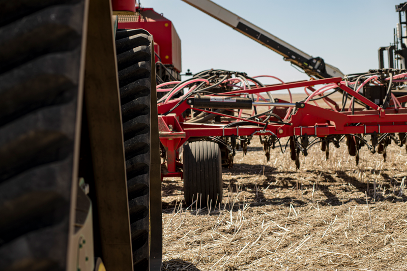 Seed Hawk air seeder upgraded with Precision Planting's Clarity blockage and flow monitoring system