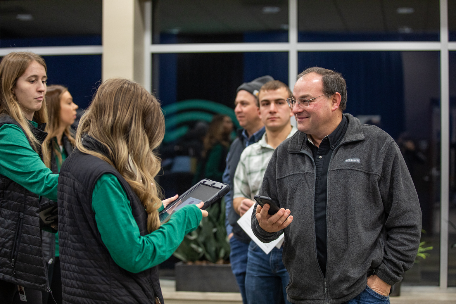 Event check in for Winter Conference 2023 at Precision Planting