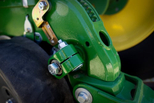 With only three components, Durawear Gauge Wheel Arms from Precision Planting are simple to install and simple to adjust.