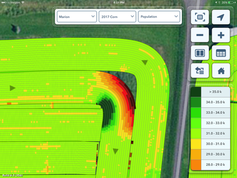Compensação de giro do vDrive no 20|20.