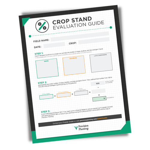 Precision Planting crop stand evaluation guide
