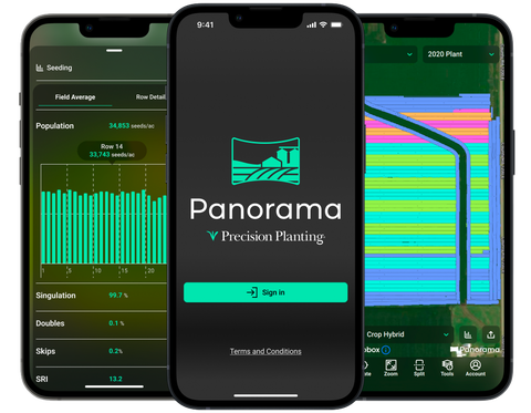 See all your 20|20 data on your phone, computer, or platform of your choice with Panorama from Precision Planting. 