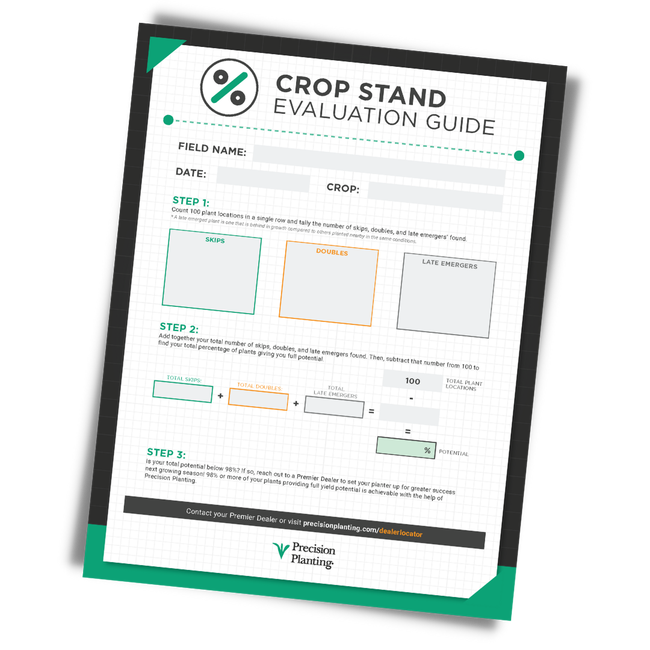 Crop stand evaluation guide PDF