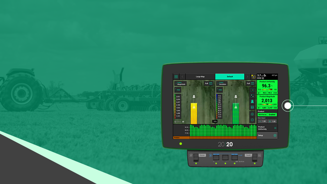 20|20 monitor with SeederForce live data