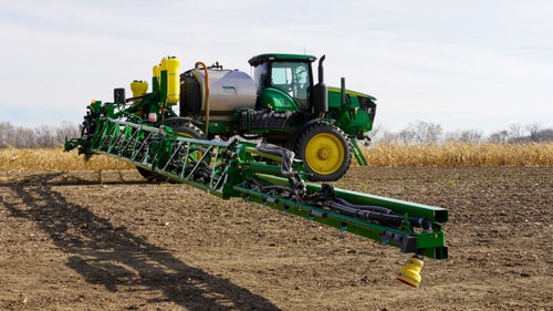 SymphonyNozzle from Precision Planting controls rate and pressure independently. 