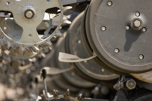 Keeton Seed Firmers gently press every seed into the bottom of the trench to tuck it firmly in the soil,