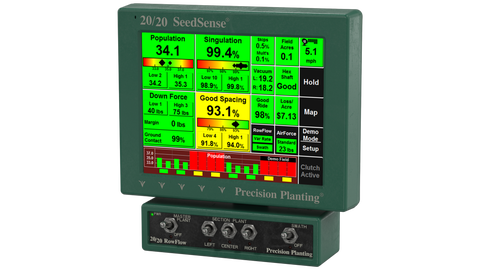 RowFlow offers clutch and hydraulic drive control through the 20/20 SeedSense. 