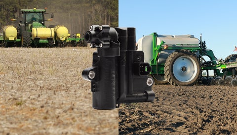 EEl mismo módulo vApplyHD de Precision Planting que controla el nitrógeno en la sembradora.