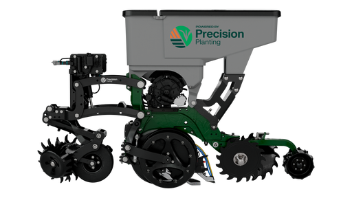 CornerStone Planting System from Precision Planting with a 3-bu box. A custom, factory-built solution for your planter upgrade. 