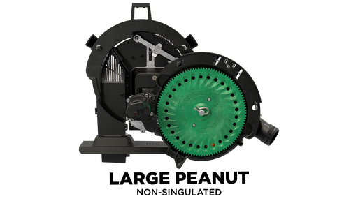 Precision Planting's vacuum meter vSet upgrade with large peanut seed disc installed.