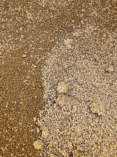 O medidor DrySet pode lidar com a variabilidade de formas e tamanhos de fertilizantes com consistência e precisão.
