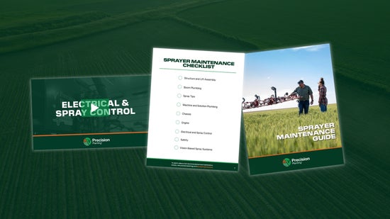 Sprayer maintenance guide thumbnail. 