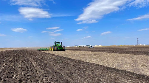 Planting a trial at the North Dakota Precision Planting PTI Farm