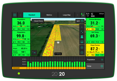 See vivid metrics in real-time with a 20|20 monitor in the cab