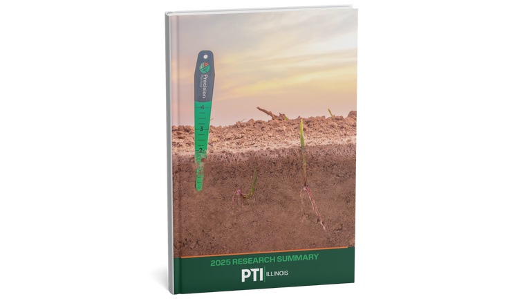 Find the entire collection of studies conducted at the PTI Farm in 2025 in this yield summary report.