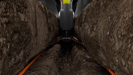 Le FurrowJet applique l'engrais à 3/4" de la semence de chaque côté.