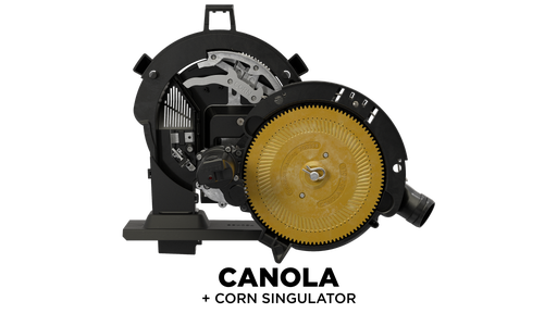 Precision Planting's vacuum meter vSet upgrade with canola seed disc installed.