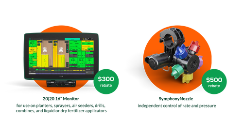 Precision Decision sprayer rebates from Oct 1-Nov 30, 2025. 
