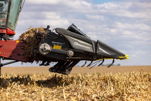 Headsight’s patented Flexible Poly Arm sensor automatically controls corn header height on Geringhoff corn heads. 