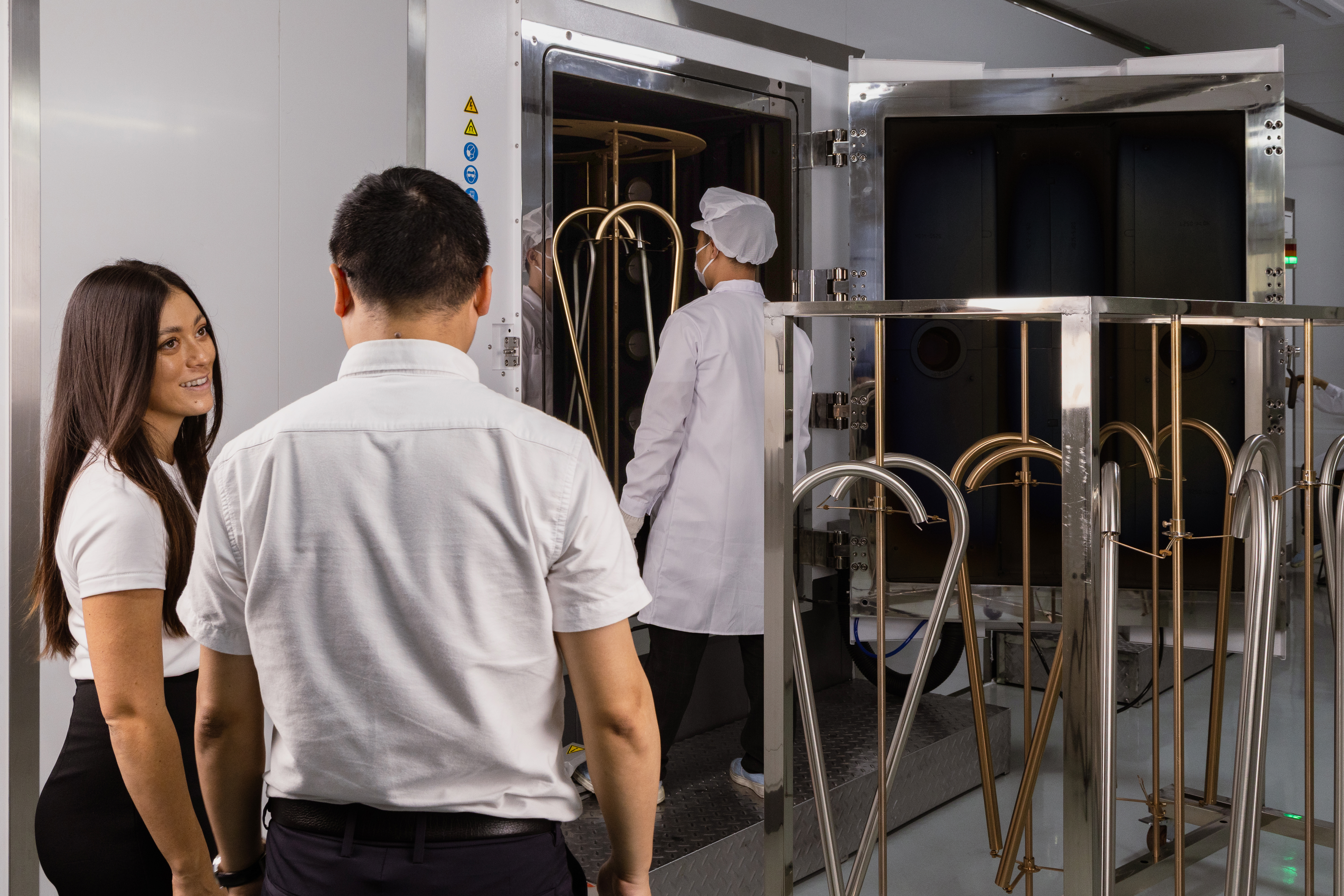 PVD finishing at the Zhongshan facility