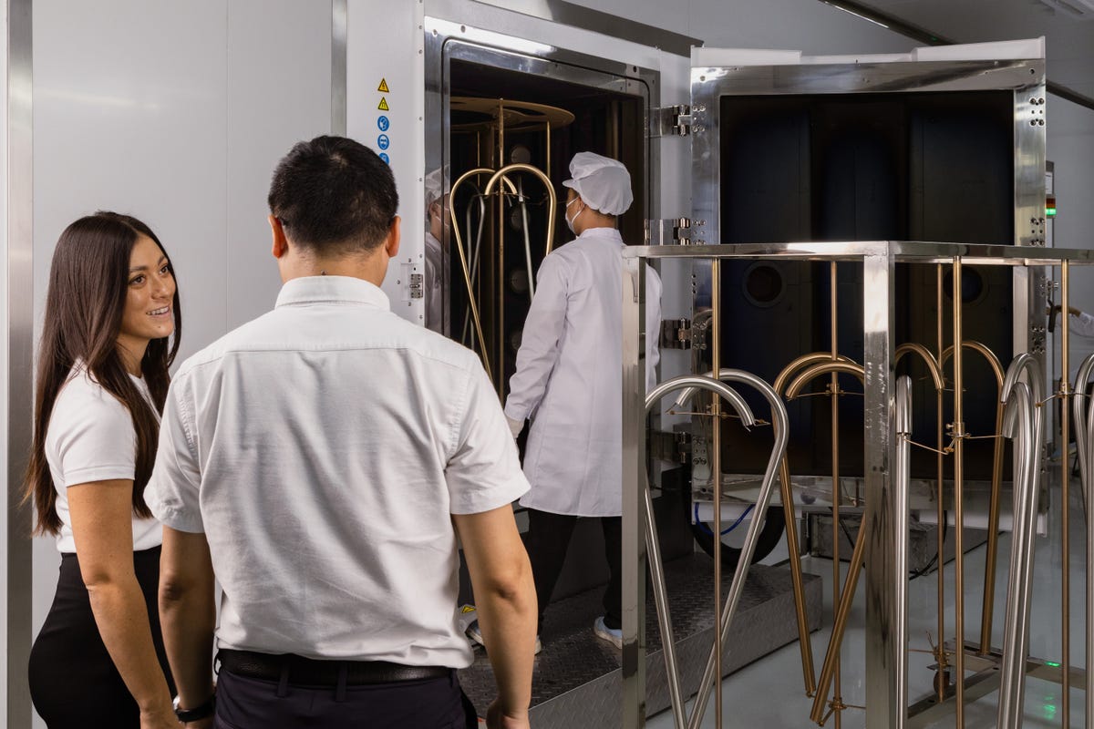 PVD finishing at the Zhongshan facility