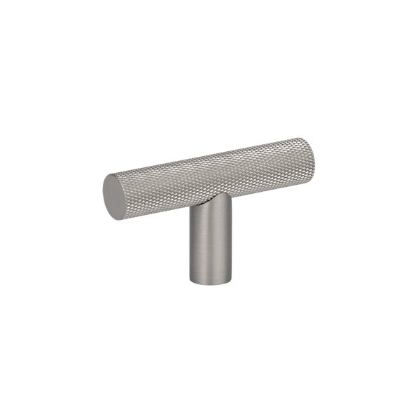Tezra textured cabinetry T pull angle BN