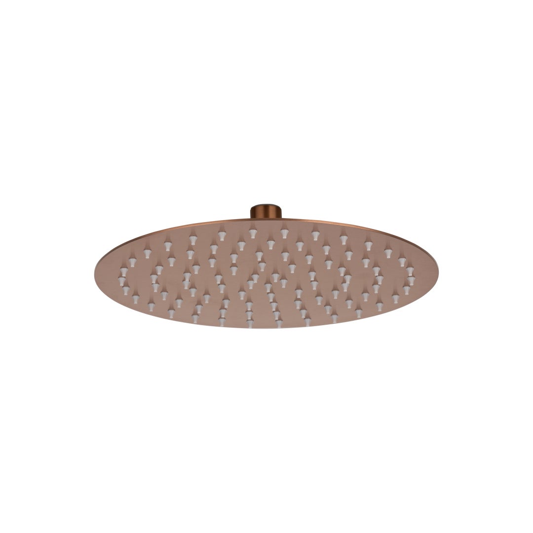 Solo Showerhead Round BrushedCopper