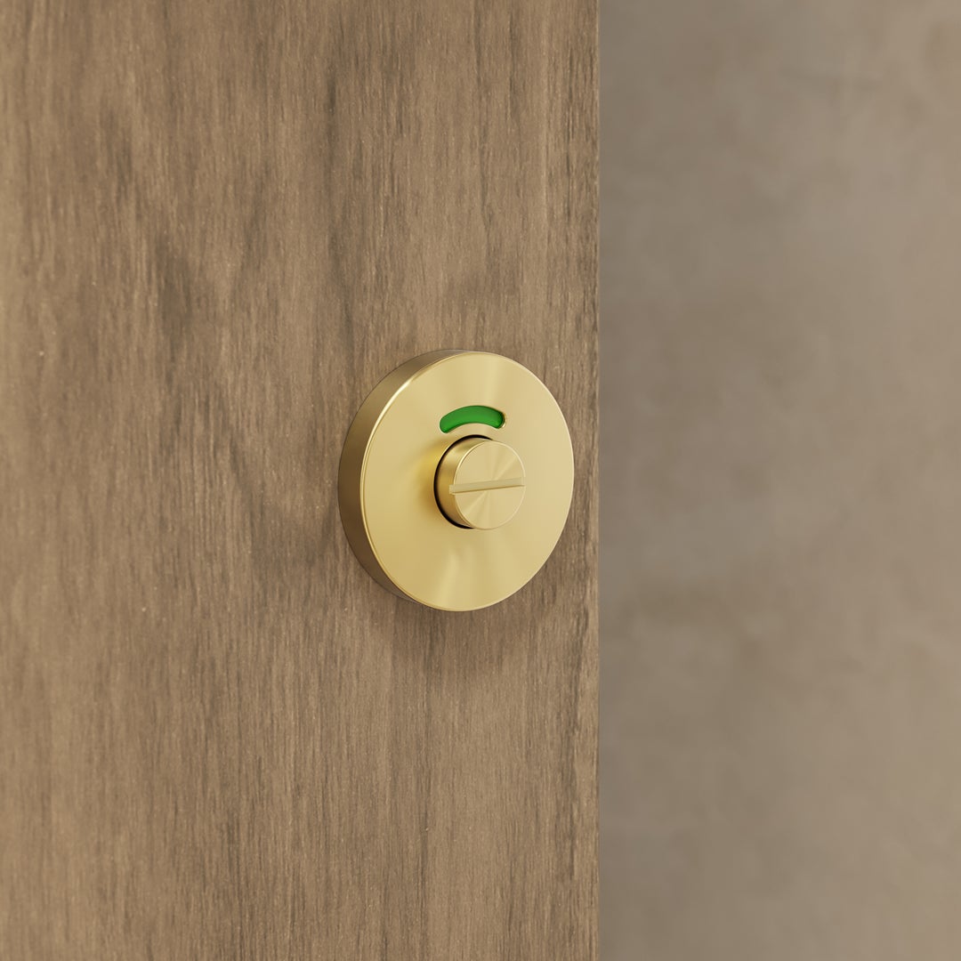 Lock Indication Toilet Lock Indicator - Brushed Brass | (NZ) ABI Bathrooms & Interiors