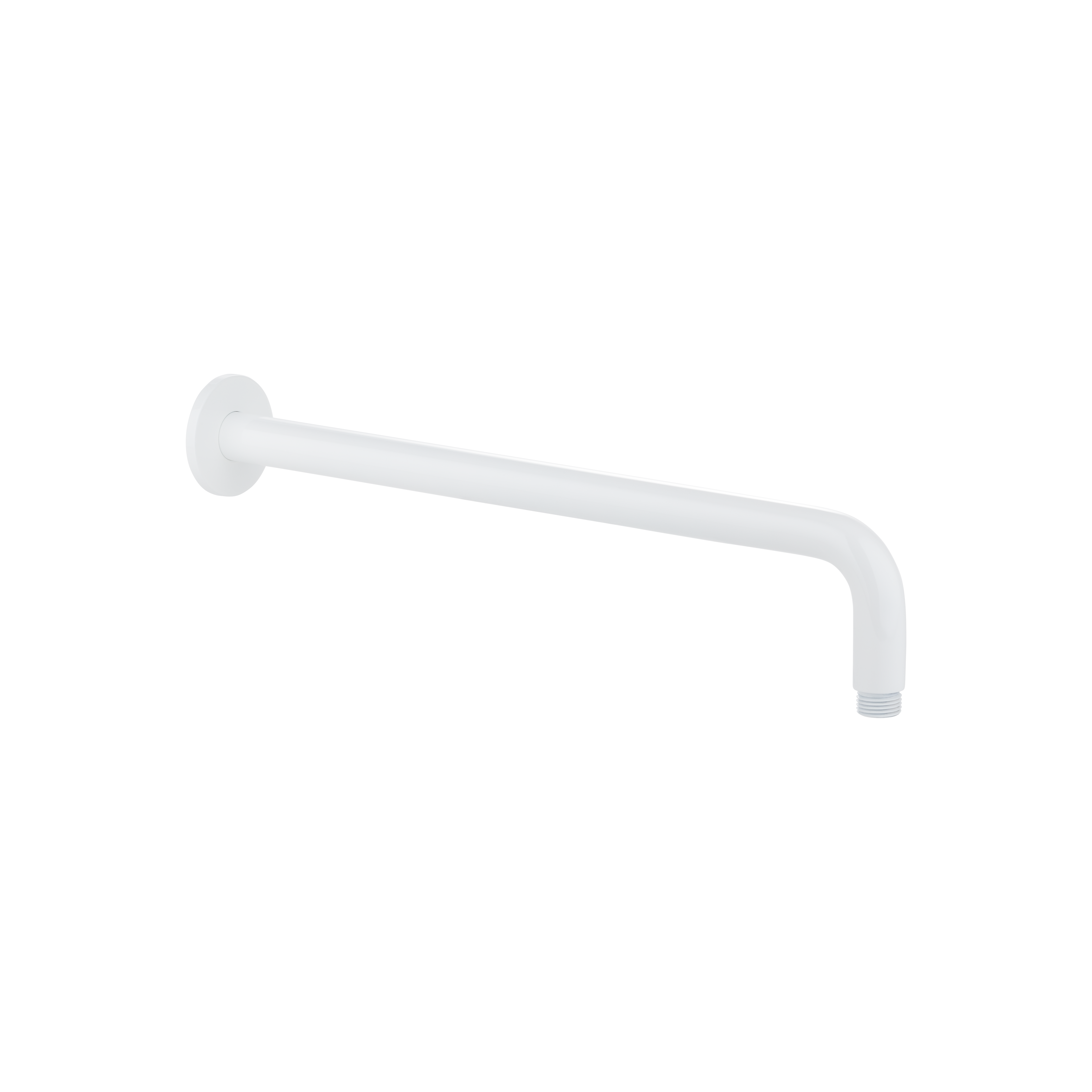 Shower Arm 400mm White ABI Interiors UK