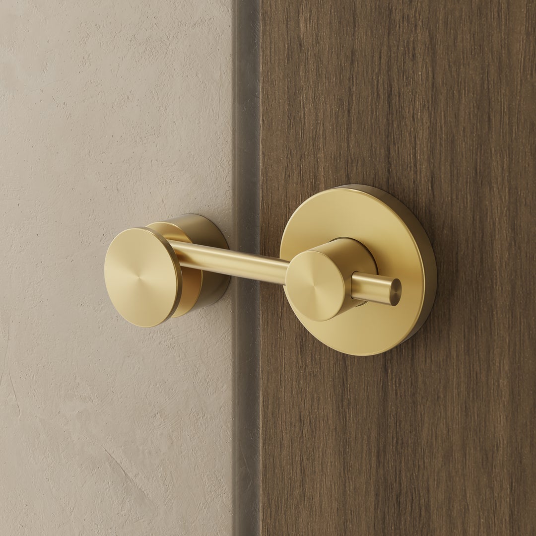 Toilet Lock Indicator - Brushed Brass | ABI Interiors