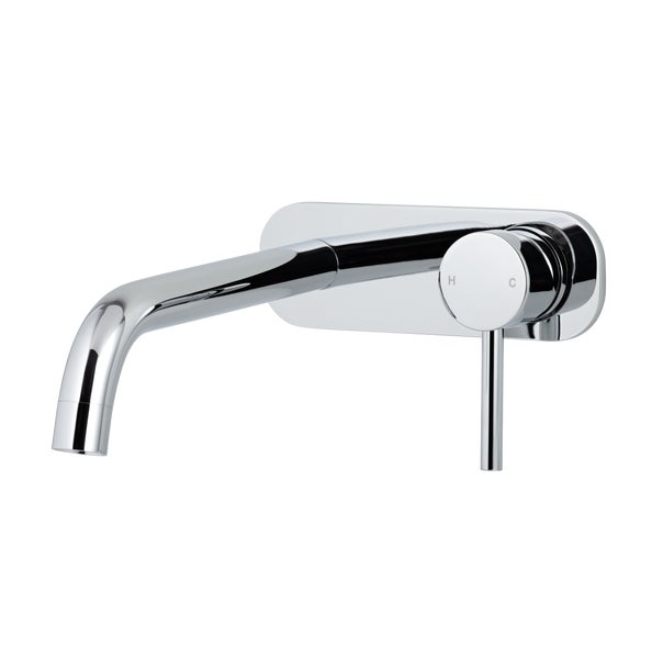 Rounded-Rectangle-Spout-and-Mixer-Set-Elysian-C