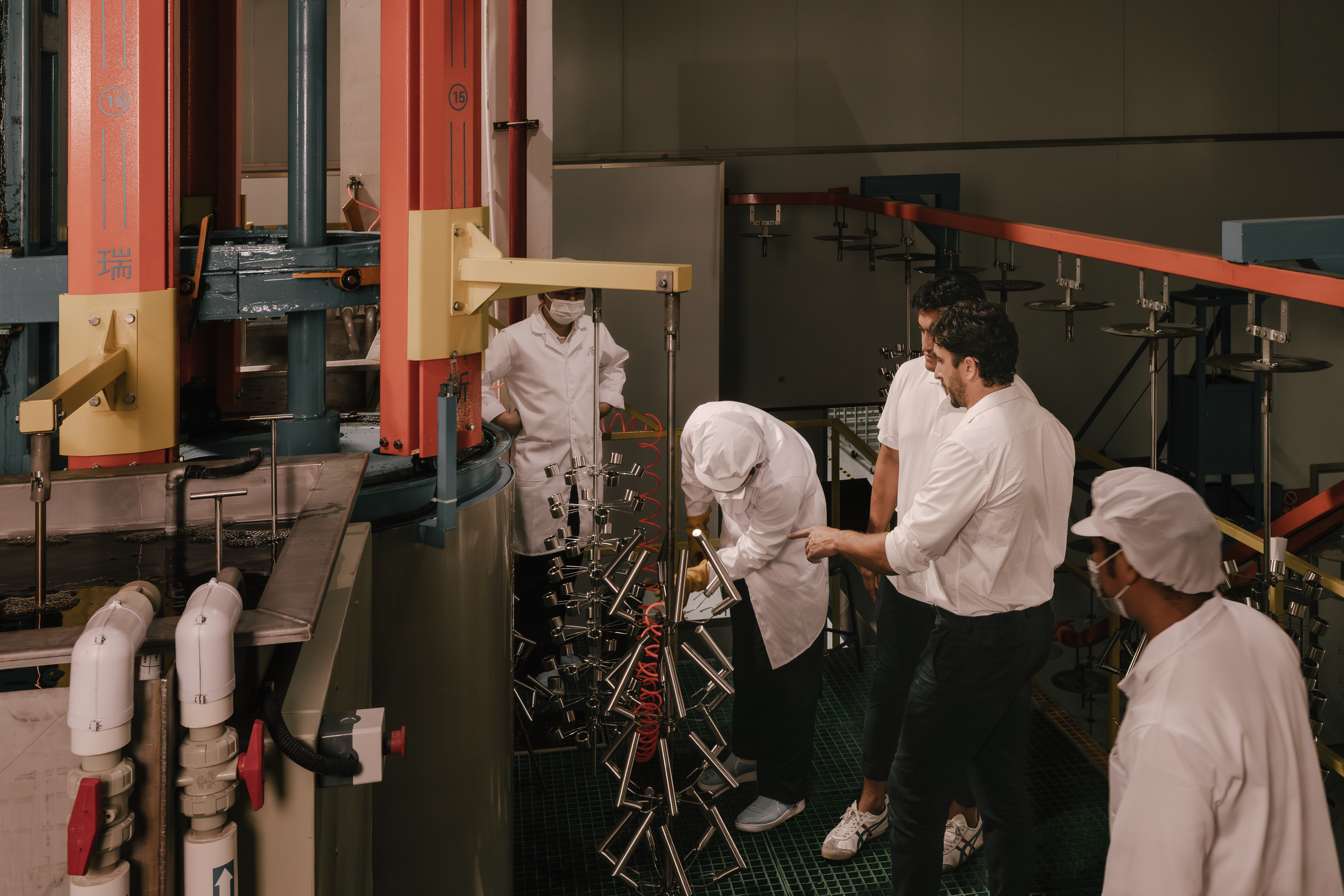 Finishing on the production line