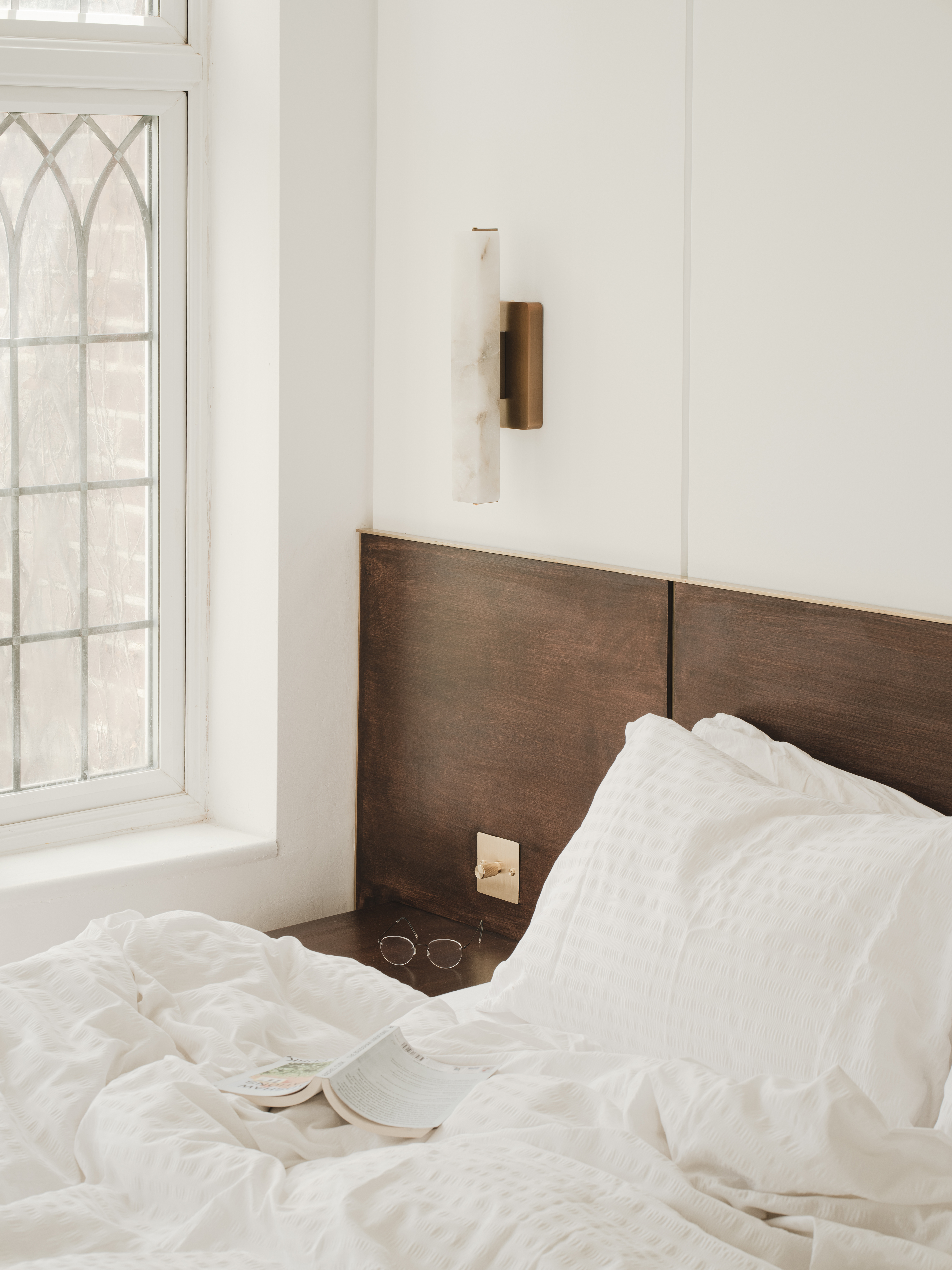 Brushed brass fittings, Lismore House