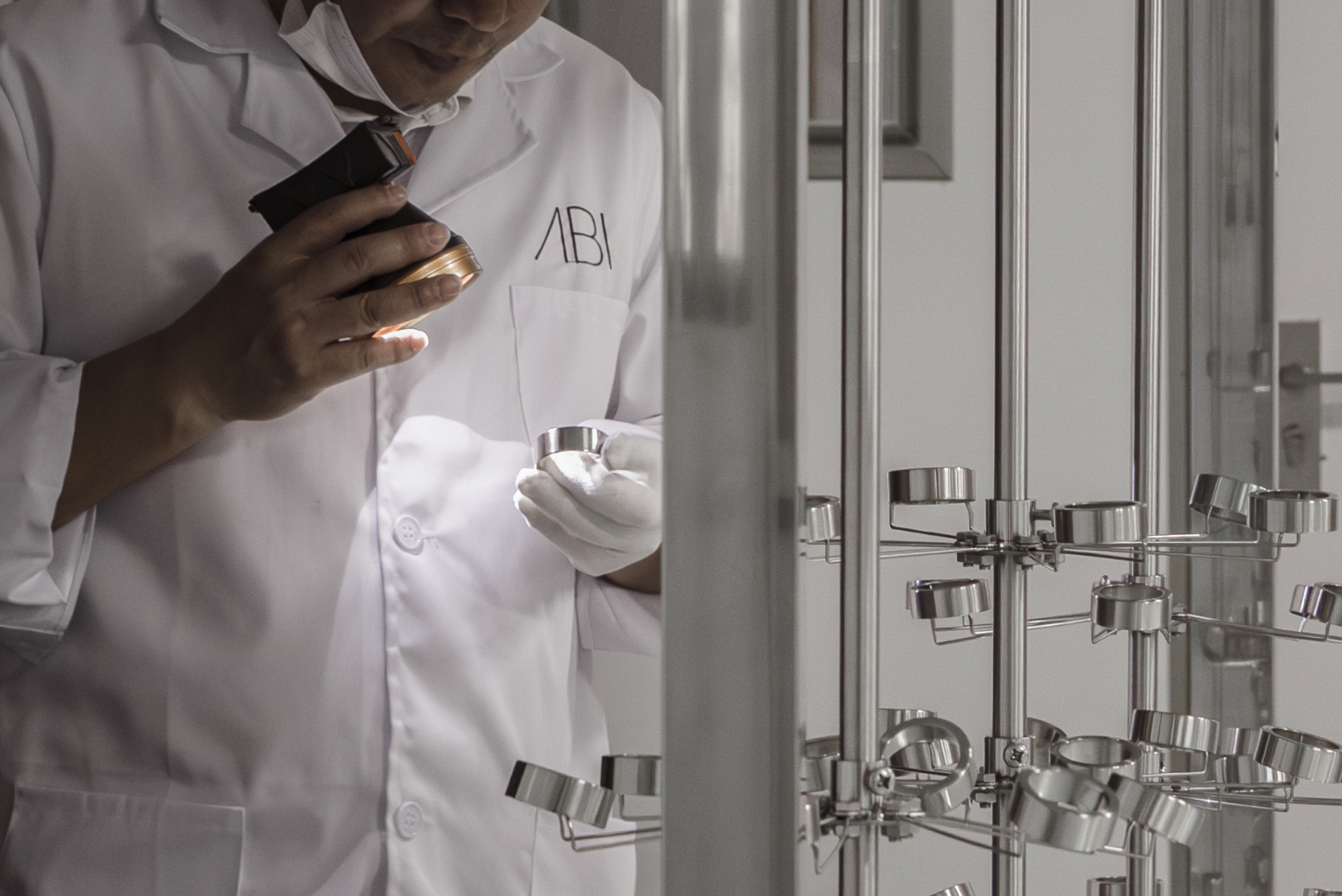 Quality control inspection at the ABI facility