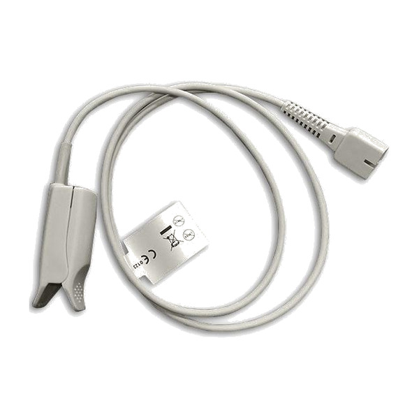 Edan SH4 Reusable Soft-Tip SpO2 Sensor, Adult, DB9, 1 m