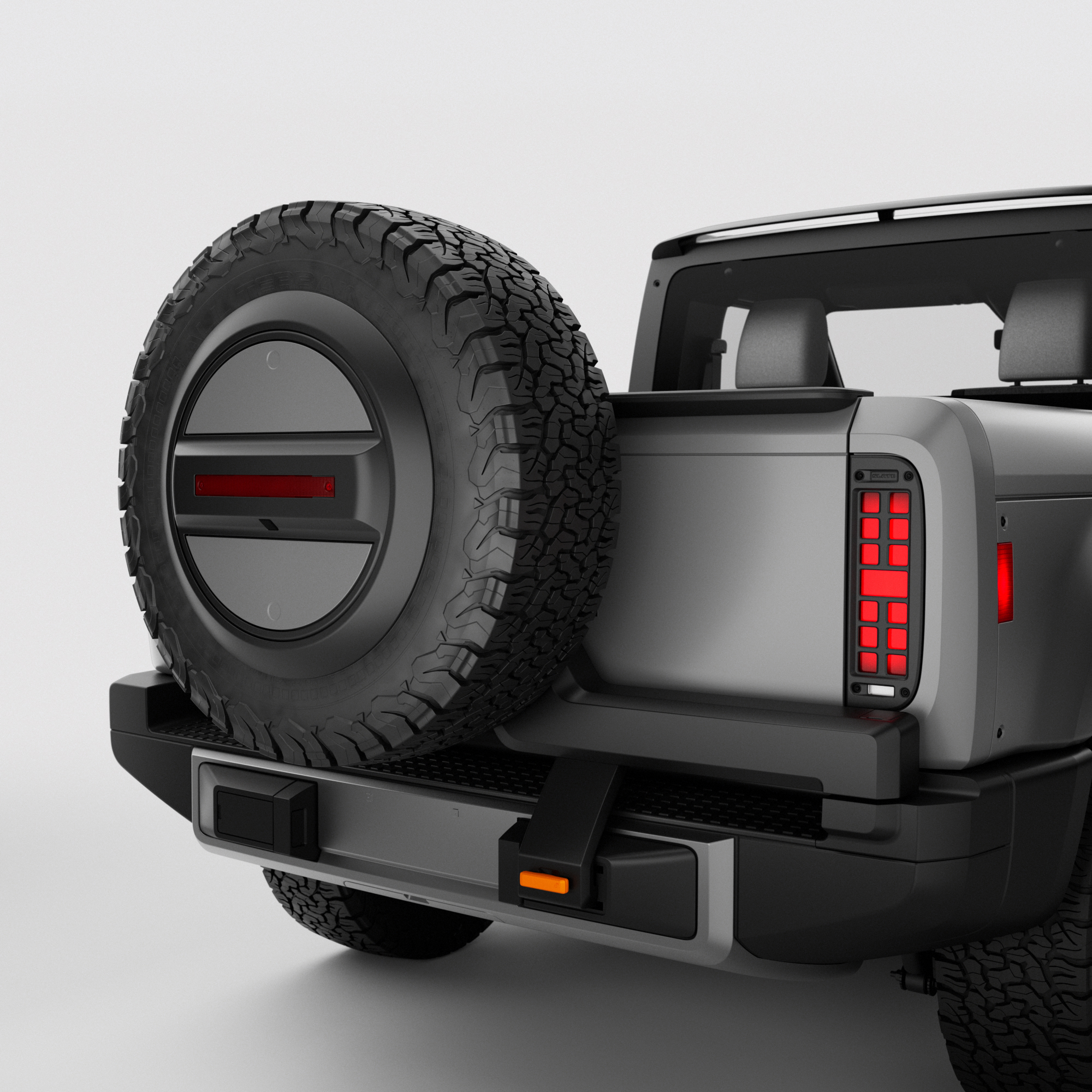 Spare Tire Carrier | Upgraded Bumper