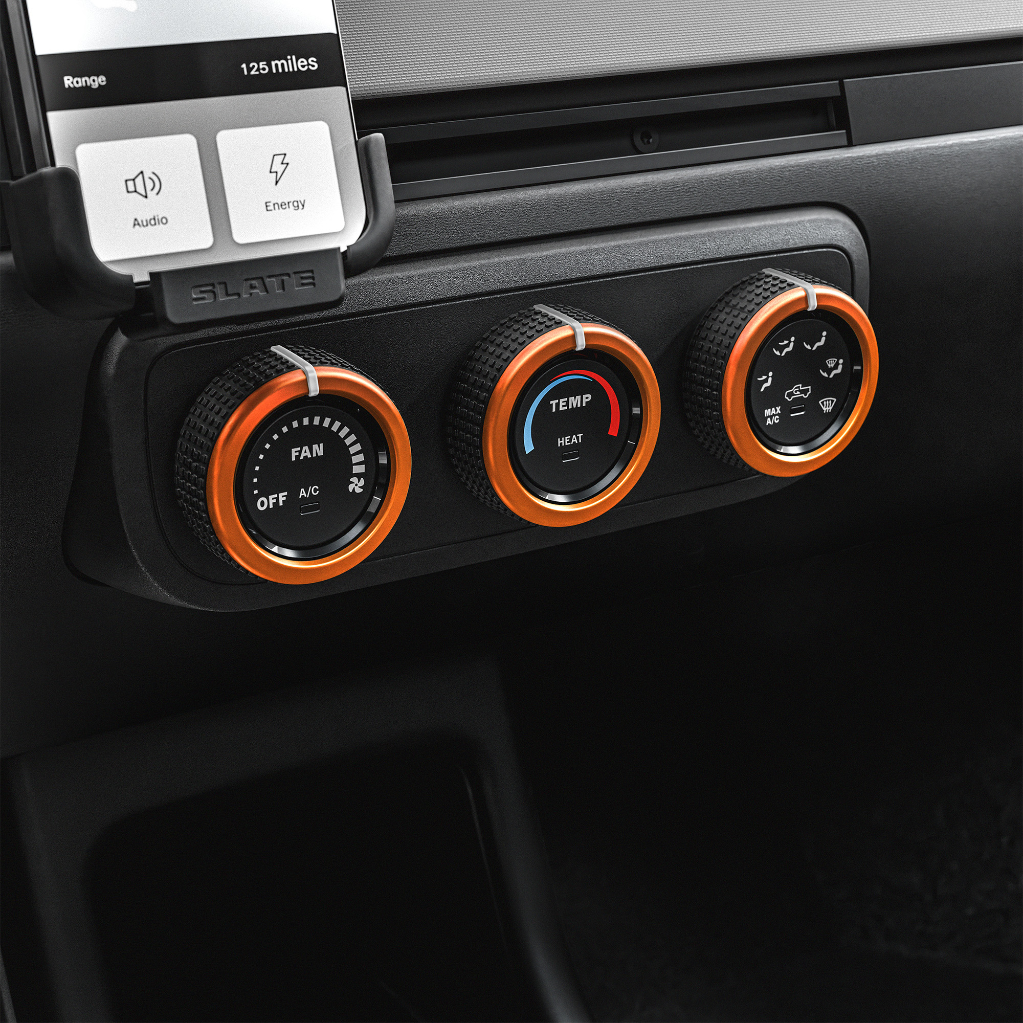 Climate Control Knob Accents