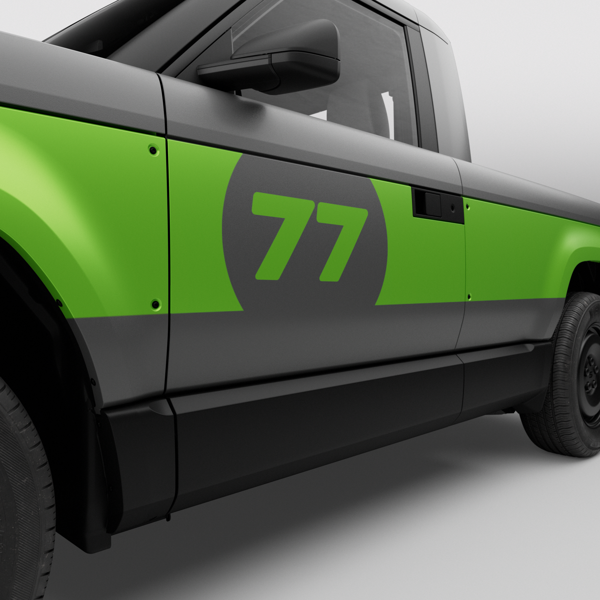 Lucky 77 Body Decal