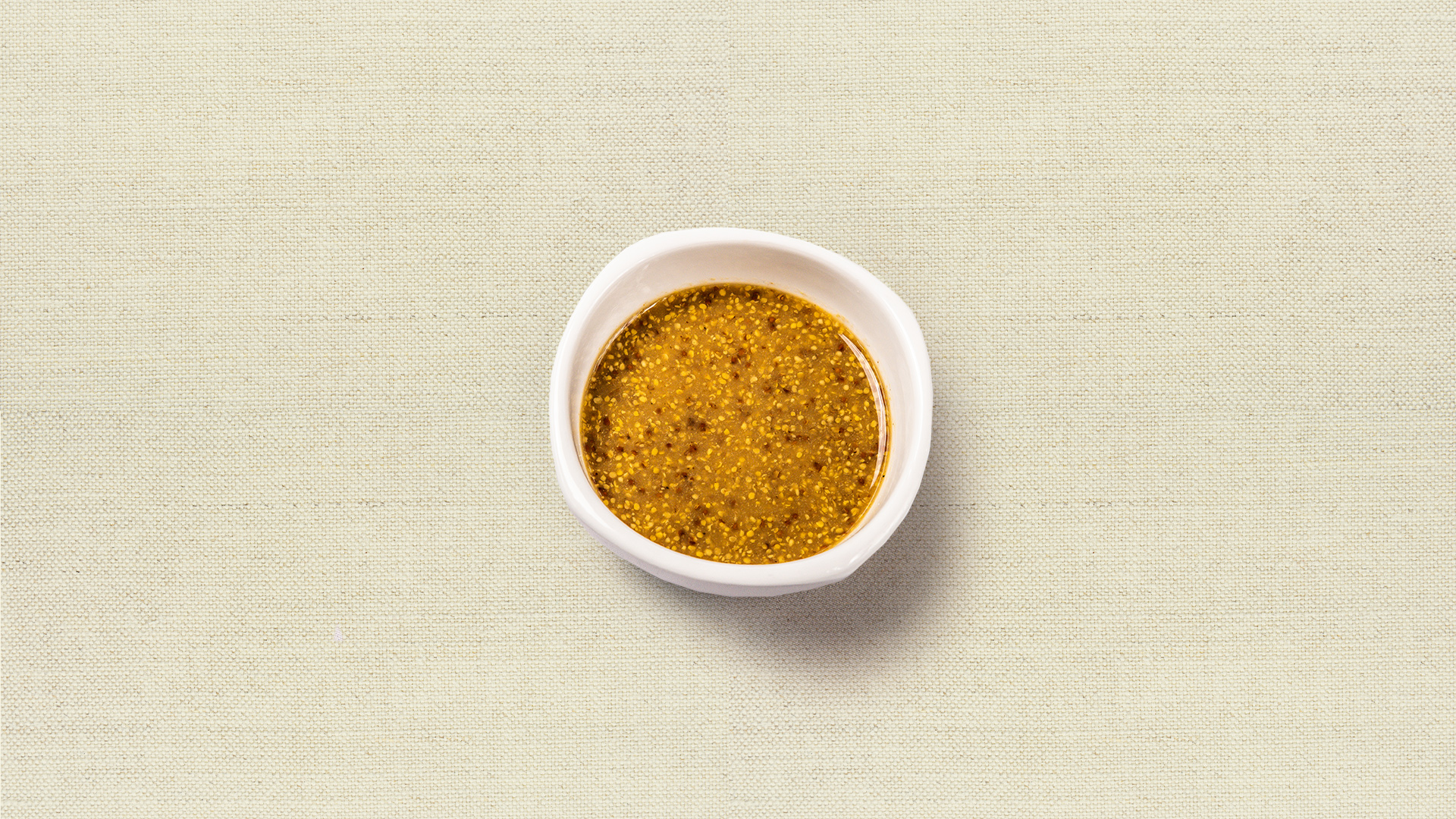 Whole-Grain Honey Mustard Sauce (gf) - Bright mustard flavors with a little kick of vinegar. (gluten free, vegan, serves 2)