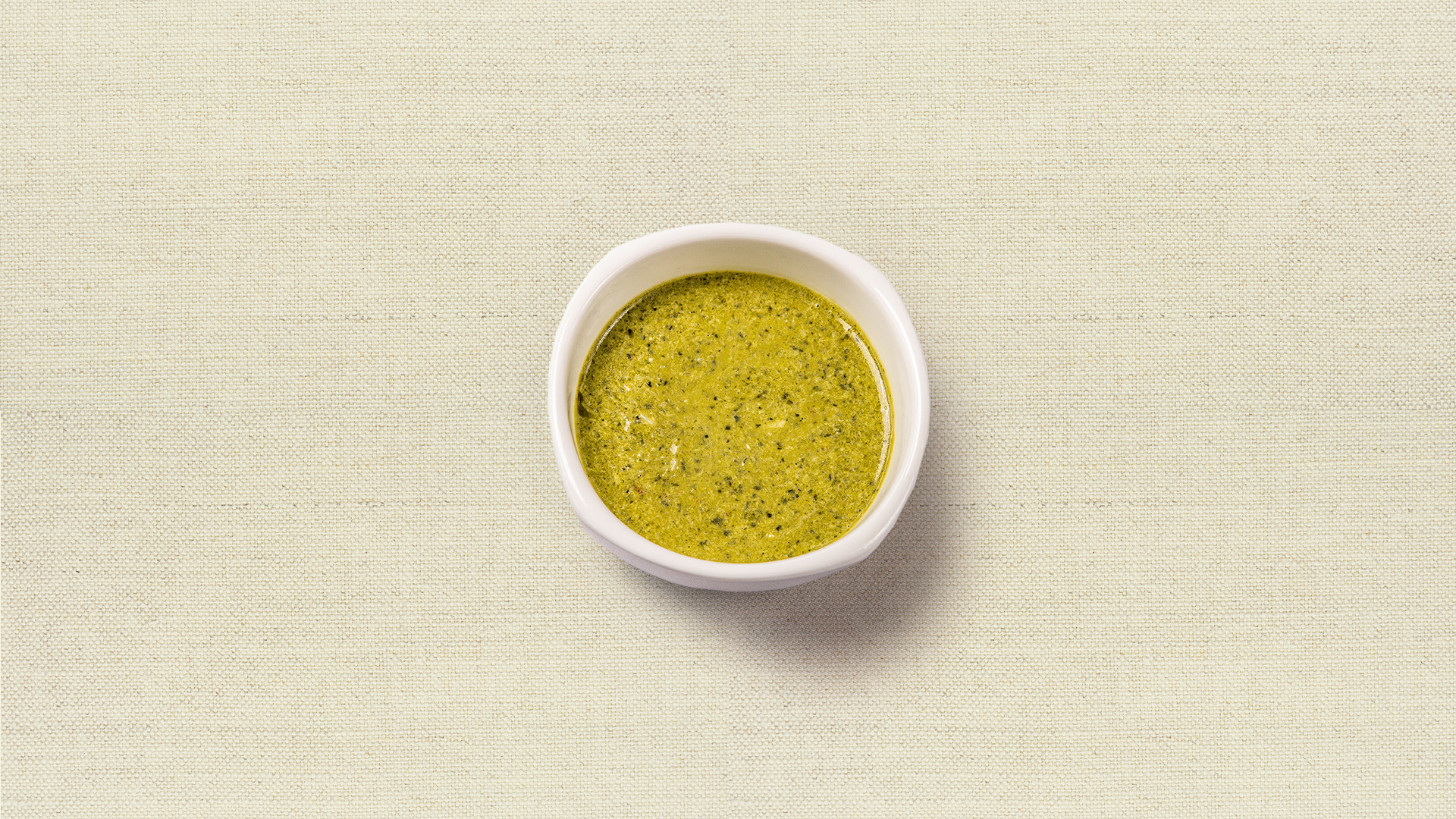 Peruvian Garlic Aji Verde (gf) - Slightly spicy, bright green and garlicky. (gluten free, vegan, serves 2)