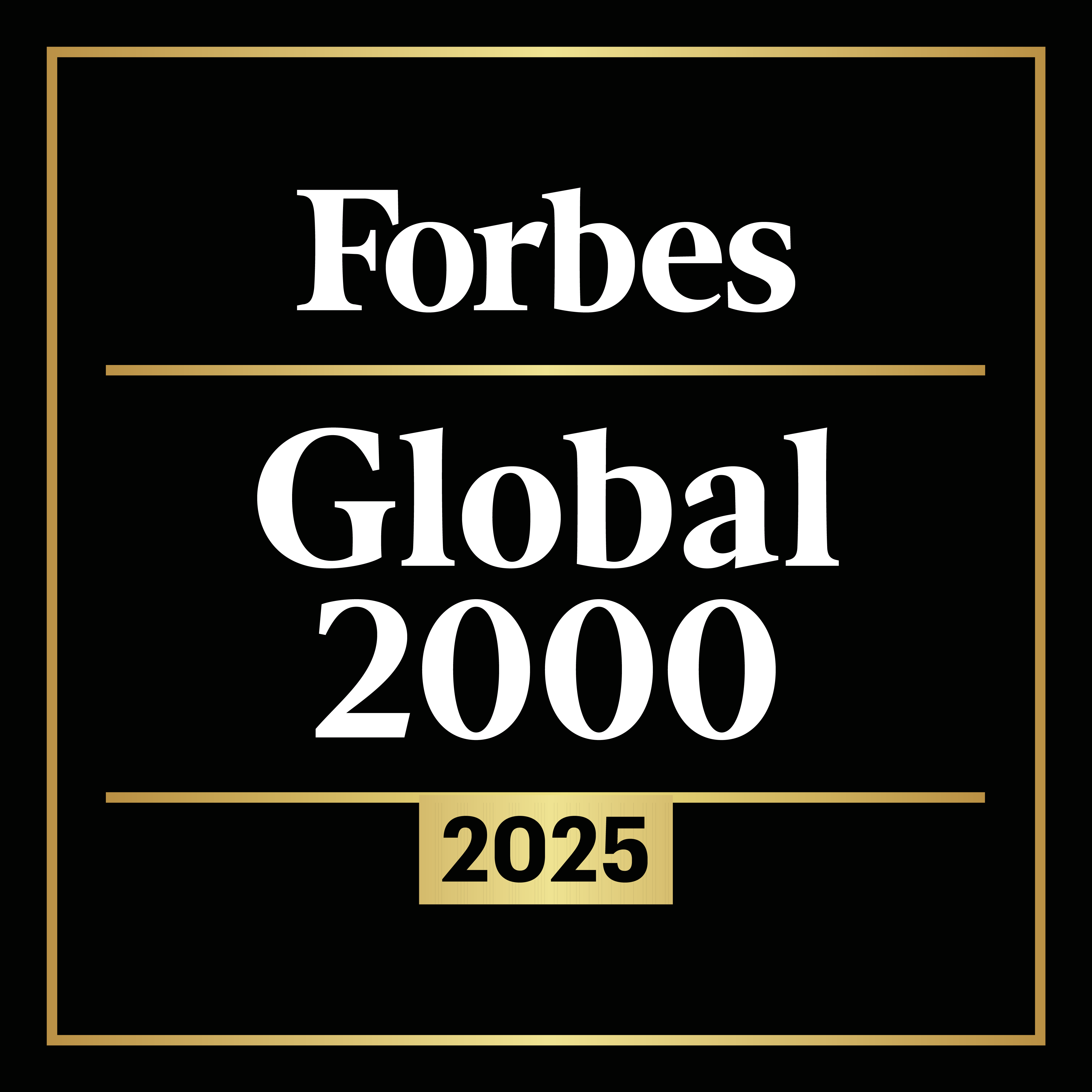 Forbes Global 2000 logo 2025